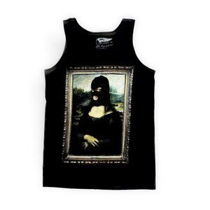 M Mona Lisa Gangster Tank Top